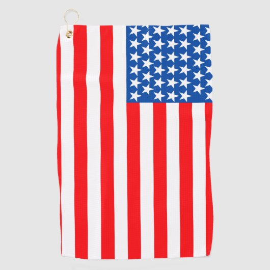 Serviette De Golf Drapeau américain (Devant)
