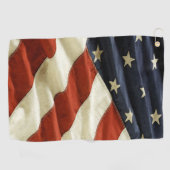 Serviette De Golf Drapeau américain (Horizontal)