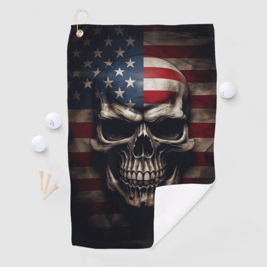 Serviette De Golf Drapeau américain (En situation)