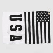 Serviette de golf drapeau américain (Horizontal)