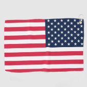 Serviette De Golf Drapeau américain 50 étoiles : vieilles étoiles de (Horizontal)