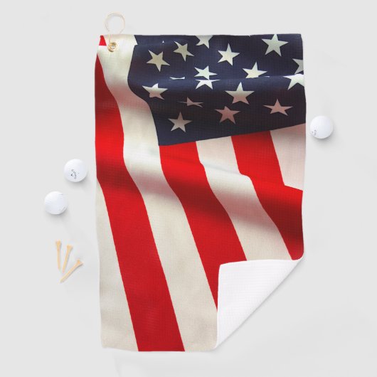 Serviette De Golf Drapeau américain closeuse (En situation)
