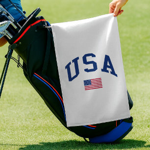 Serviette De Golf Drapeau américain de la fête de l'indépendance pat