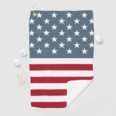 Serviette De Golf Drapeau américain des étoiles patriotiques (En situation)