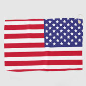 Serviette De Golf Drapeau américain patriotique Stars & Stripes Amer (Horizontal)