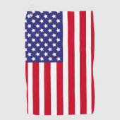 Serviette De Golf Drapeau américain patriotique Stars & Stripes Amer (Devant)