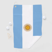 Serviette De Golf Drapeau argentin Golf Towel (En situation)