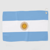 Serviette De Golf Drapeau argentin Golf Towel (Horizontal)