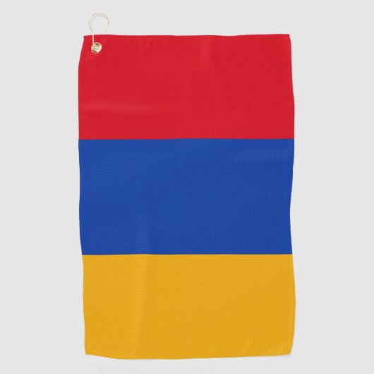 Serviette De Golf Drapeau Arménie (Devant)