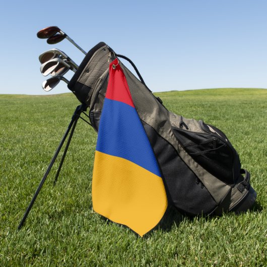 Serviette De Golf Drapeau Arménie (Vert)