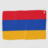 Serviette De Golf Drapeau Arménie (Horizontal)