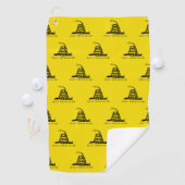 Serviette De Golf Drapeau au serpent à sonnette de Gadsden : Guerre  (En situation)