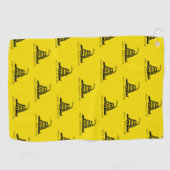 Serviette De Golf Drapeau au serpent à sonnette de Gadsden : Guerre  (Horizontal)