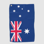 Serviette De Golf Drapeau australien (Devant)