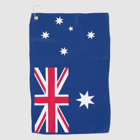 Serviette De Golf Drapeau australien (Devant)