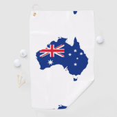 Serviette De Golf Drapeau australien (En situation)
