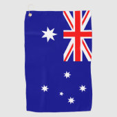 Serviette De Golf Drapeau australien (Devant)