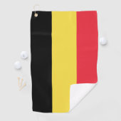 Serviette De Golf Drapeau belge (En situation)