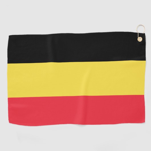 Serviette De Golf Drapeau belge (Horizontal)