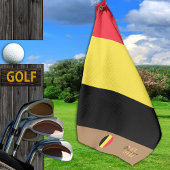 Serviette De Golf Drapeau belge & Belgique monogrammed Golf Towel