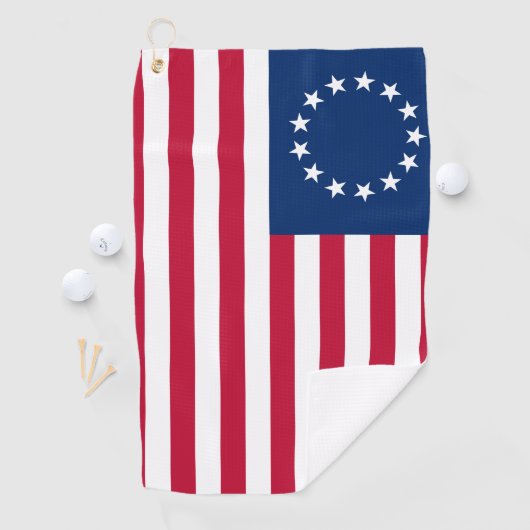 Serviette De Golf Drapeau Betsy Ross Old Glory américain (En situation)