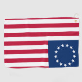 Serviette De Golf Drapeau Betsy Ross Old Glory américain (Horizontal)