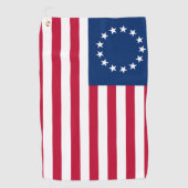 Serviette De Golf Drapeau Betsy Ross Old Glory américain (Devant)