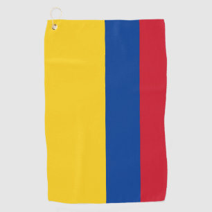 Serviette De Golf Drapeau colombien & vacances de golf en Colombie /