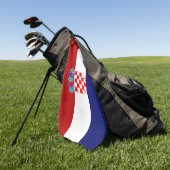 Serviette De Golf Drapeau croate (Vert)