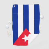 Serviette De Golf Drapeau Cuba (En situation)