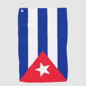 Serviette De Golf Drapeau Cuba (Devant)