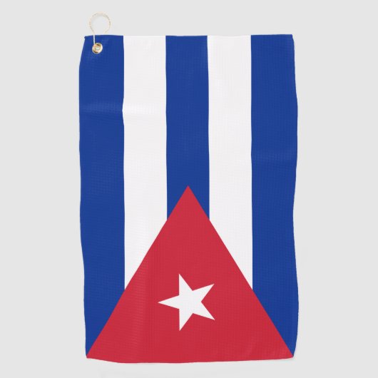 Serviette De Golf Drapeau cubain golf /sports Golf Havana (Devant)