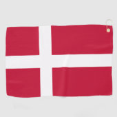 Serviette De Golf Drapeau danois & Danemark golf /sports Golf Copenh (Horizontal)