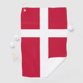 Serviette De Golf Drapeau danois Patriotique danois (En situation)