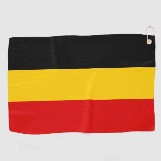 Serviette De Golf Drapeau de Belgique (Horizontal)
