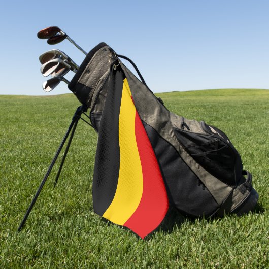Serviette De Golf Drapeau de Belgique (Vert)