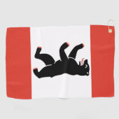 Serviette De Golf Drapeau de Berlin (Horizontal)