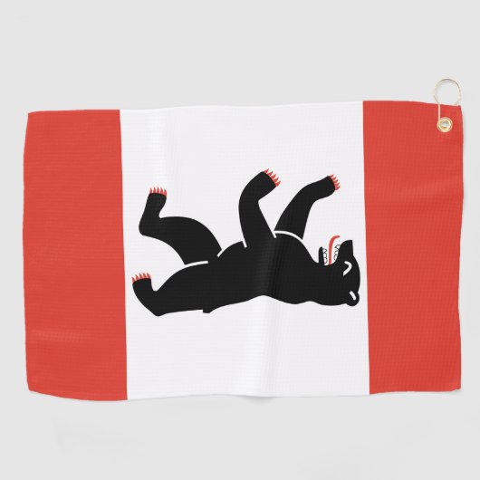 Serviette De Golf Drapeau de Berlin (Horizontal)