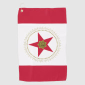 Serviette De Golf Drapeau de Birmingham, Alabama (Devant)