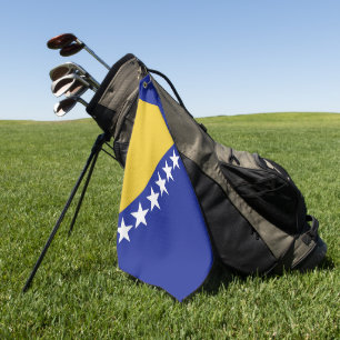Serviette De Golf Drapeau de Bosnie-Herzégovine