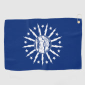 Serviette De Golf Drapeau de Buffalo, New York (Horizontal)