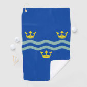 Serviette De Golf Drapeau de Cambridgeshire (En situation)