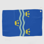 Serviette De Golf Drapeau de Cambridgeshire (Horizontal)