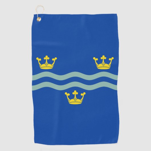 Serviette De Golf Drapeau de Cambridgeshire (Devant)