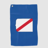 Serviette De Golf Drapeau de Campanie (Italie) (Devant)