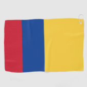 Serviette De Golf Drapeau de Colombie (Horizontal)