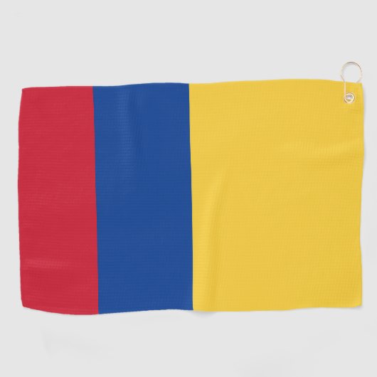Serviette De Golf Drapeau de Colombie (Horizontal)