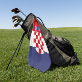 Serviette De Golf Drapeau de Croatie (Vert)