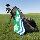 Serviette De Golf Drapeau de Cumberland (Vert)