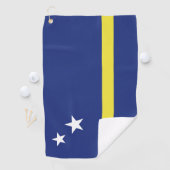 Serviette De Golf Drapeau de Curaçao (En situation)
